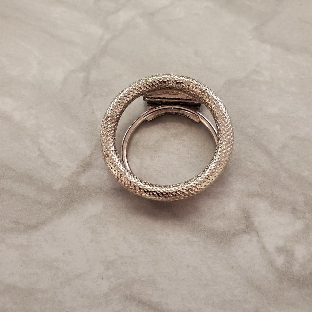 ✨ 1980s Vintage Silver Scarf Clip West Germany ✨